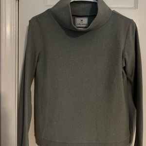 Dudley Stephens gray terry fleece park slope top